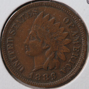 1886 Indian Head Cent, Collectible Coin Variety 1, Store #23083144