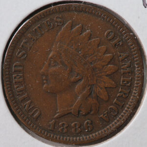 1886 Indian Head Cent, Nice Coin Variety 1, Store #90101