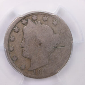 1886 Liberty Nickel. PCGS Certified AG-03. Semi Key, SALE #88219