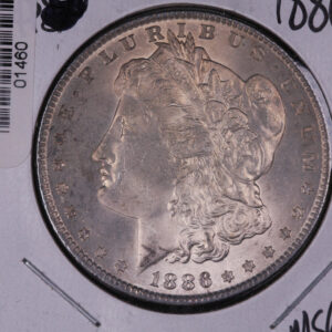 1886 Morgan Silver Dollar, UN-Circulated Store #01458