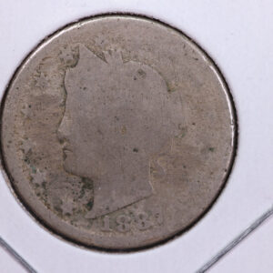 1887 Liberty Nickel, Circulated Collectible Coin. Store #11795
