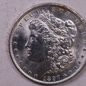 1887 Morgan Silver Dollar., Mint State Collectable Coin., Store #1203