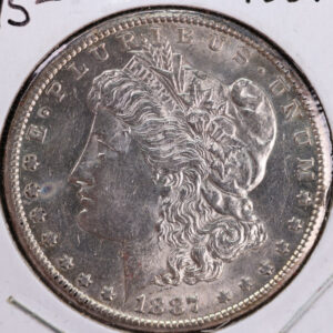 1887-S Morgan Silver Dollar, Nice Uncirculated Coin, Store #23080496