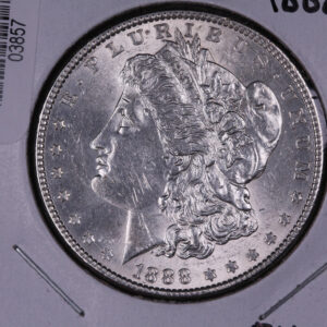 1888 Morgan Silver Dollar, Gem UN-Circulated Coin. Store #03857