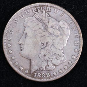 1888-S Morgan Silver Dollar, Nice Coin AU+ Details, Store #23080505