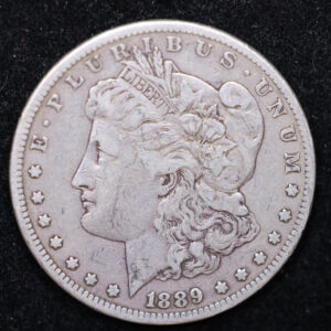 1889-CC Morgan Silver Dollar. *KEY*, Very Fine Circulated., Sale #01006