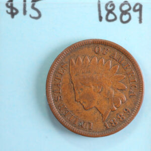 1889 Indian Head Cent, Circulated Affordable Coin, Store #23090219