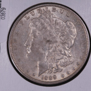 1889 Morgan Silver Dollar, Affordable Circulated Coin. Store #03879, 78, 80, 81