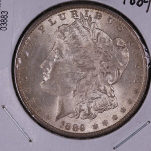 1889 Morgan Silver Dollar, Affordable UN-Circulated Coin. Store #03883, 82, 85, 84, 87