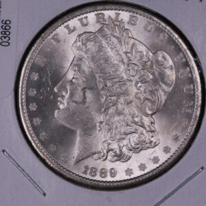 1889 Morgan Silver Dollar, Choice Eye Appeal, UN-Circulated. Store #03866