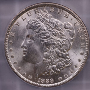 1889 Morgan Silver Dollar., ICG MS-64., Store #0916