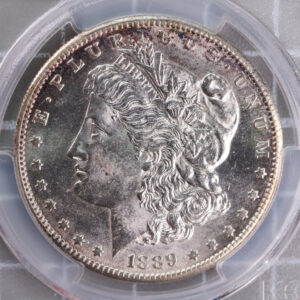 1889-S Morgan Silver Dollar, Tougher Date, PCGS MS-62, Store #25008