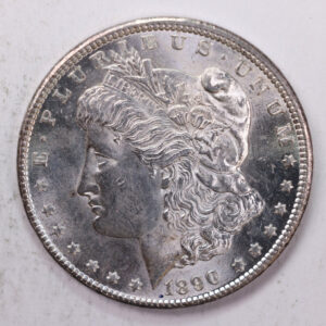 1890-CC Morgan Silver Dollar., Gem UN-Circulated Coin., Store #9040