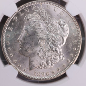 1890-CC Morgan Silver Dollar, NGC Graded MS 61. Store #25003