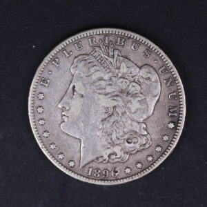 1890-CC Morgan Silver Dollar. Very Fine Circulated Coin. Store #07745