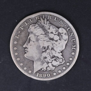 1890-CC Morgan Silver Dollar. Very Fine Circulated Coin. Store #07746