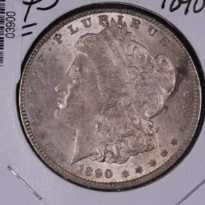 1890 Morgan Silver Dollar, Affordable Circulated Coin. Store #03900