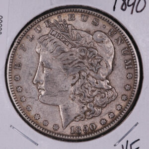 1890 Morgan Silver Dollar, Affordable Circulated Coin. Store #03906