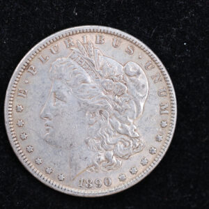 1890 Morgan Silver Dollar, Affordable Circulated Coin, Store #112716