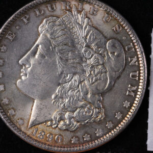 1890 Morgan Silver Dollar, Affordable Uncirculated Coin. Store #15391