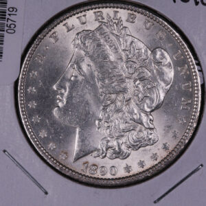 1890 Morgan Silver Dollar, UN-Circulated and Affordable. Store #05719