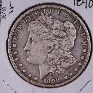 1890-O Morgan Silver Dollar, Affordable Circulated Coin. Store #05710, 13, 08, 09, 12.
