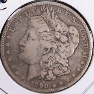 1890-O Morgan Silver Dollar, Affordable Circulated Coin, Store #23080520