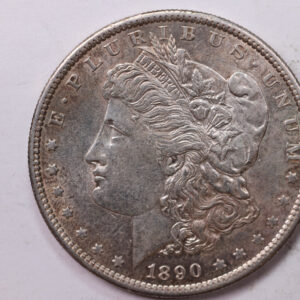 1890-S Morgan Dollar., Mint State., Uncirculated Coin., Store #1853