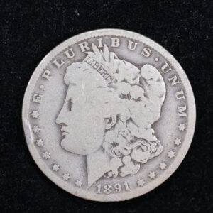 1891-O Morgan Silver Dollar, Affordable Circulated Coin, Store #112711