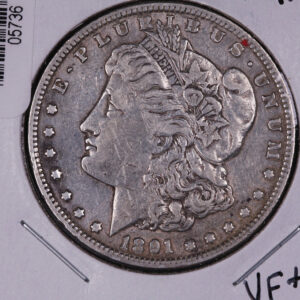 1891-O Morgan Silver Dollar, Circulated Coin. Store #05736