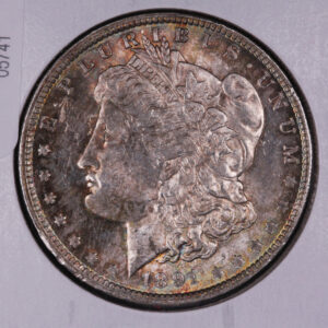 1891-O Morgan Silver Dollar, Toned UN-Circulated Coin. Store #05741