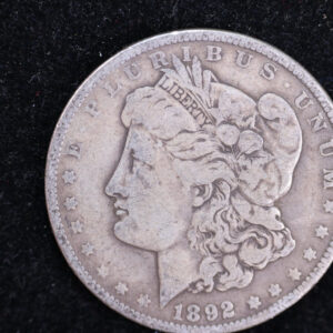 1892 Morgan Silver Dollar, Affordable Circulated Coin, Store #23080535
