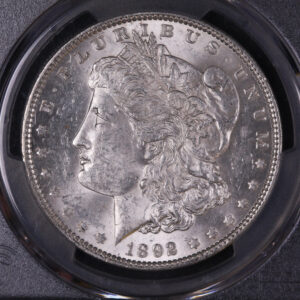 1892 Morgan Silver Dollar, Gem Eye Appeal, PCGS MS61, Store #07607