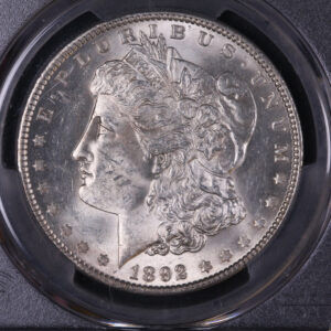 1892 Morgan Silver Dollar, Gem Eye Appeal, PCGS MS61, Store #07608