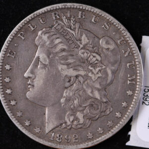 1892-O Morgan Silver Dollar, Circulated Coin, Store #15392