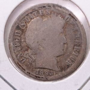1893-O Barber Silver Dime., V.G., Store Sale #19213