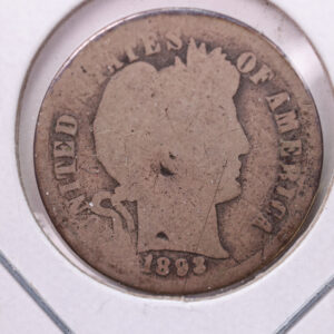 1893-S Barber Silver Dime., Fair., Store Sale #19222