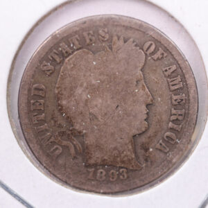 1893-S Barber Silver Dime., Fair., Store Sale #19225