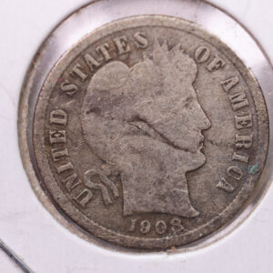 1893-S Barber Silver Dime., Good., Store Sale #19216