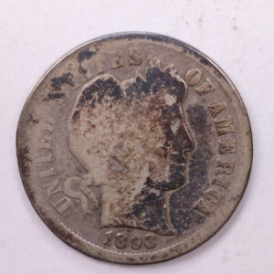 1893-S Barber Silver Dime., Good., Store Sale #19217