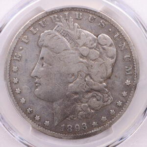 1893-S Morgan Silver Dollar., PCGS Graded, Affordable Coin Store Sale #35404