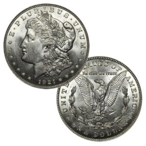 1921 Morgan Silver Dollar Brilliant Uncirculated BU
