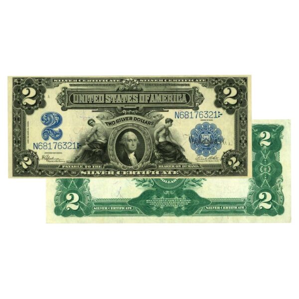 $2 - 1899 Large Size Silver Certificate - About Uncirculated