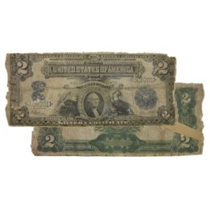 $2 - 1899 Large Size Silver Certificate - Cull