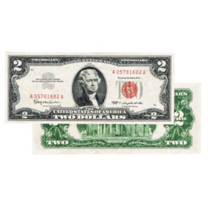 $2 - 1963 Red Seal FRN - About Uncirculated