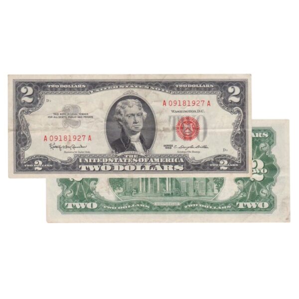 $2 - 1963 Red Seal FRN - Extra Fine