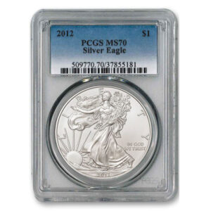 2012 $1 American Silver Eagle MS70 PCGS