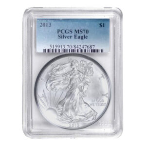 2013 $1 American Silver Eagle MS70 PCGS