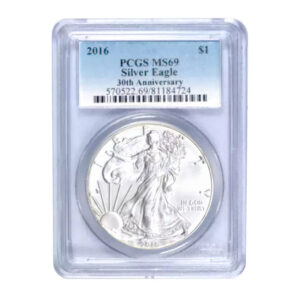 2016 $1 American Silver Eagle MS69 PCGS