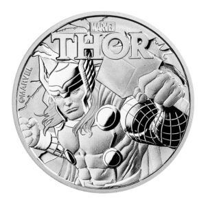 2018 $1 Tuvalu 1 oz .999 Silver Marvel Series Thor™ BU